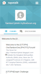 Mobile Screenshot of 1tambon1photo.myfineforum.org