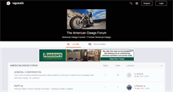 Desktop Screenshot of americandawgs.myfineforum.org